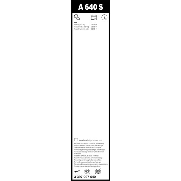 Фото - Щітка склоочисника Bosch Aerotwin 725/725мм (3 397 007 640)